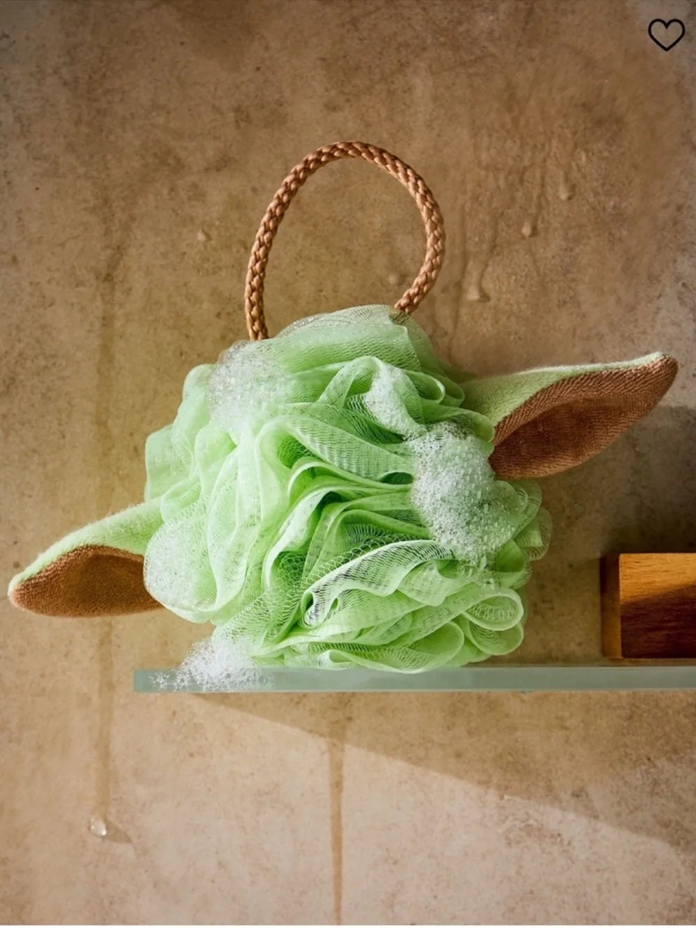 BBW Star Wars Mandalorian GROGU Loofah Sponge + FORCE FLOW Foaming Hand Soap Set